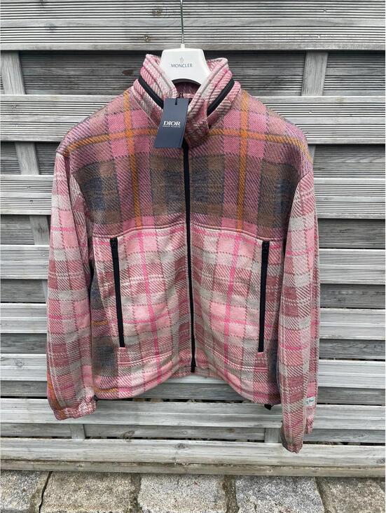 Dior Other - DIOR HOMME Pink Checked Jacket LARGE